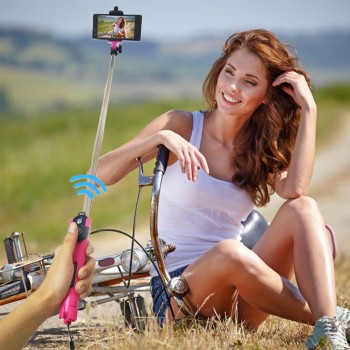 Portable Monopod Bluetooth Remote Selfie Stick Tripod Monopod 3 in 1 Handheld Extendable for Selfies Sticks Phone