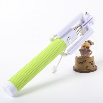 HOTR Aluminum Alloy Metal Selfie Stick Wired Selfie Stick Para Selfie for iphone 6 6s plus 5s 4 for Samsung note 8 s8 S9 Plus