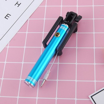 HOTR Aluminum Alloy Metal Selfie Stick Wired Selfie Stick Para Selfie for iphone 6 6s plus 5s 4 for Samsung note 8 s8 S9 Plus
