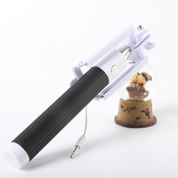 HOTR Aluminum Alloy Metal Selfie Stick Wired Selfie Stick Para Selfie for iphone 6 6s plus 5s 4 for Samsung note 8 s8 S9 Plus