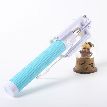 HOTR Aluminum Alloy Metal Selfie Stick Wired Selfie Stick Para Selfie for iphone 6 6s plus 5s 4 for Samsung note 8 s8 S9 Plus