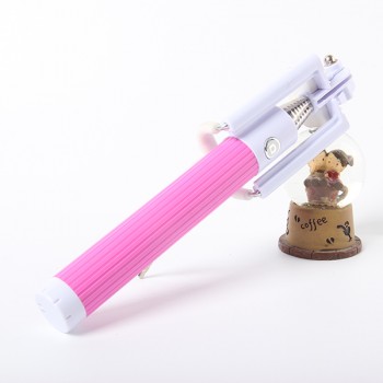 HOTR Aluminum Alloy Metal Selfie Stick Wired Selfie Stick Para Selfie for iphone 6 6s plus 5s 4 for Samsung note 8 s8 S9 Plus