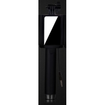 Perche Pau De Self Palo Selfie Stick For Android iPhone Samsung Universal With Mirror Button Mobile Monopod Selfipalka Monopad