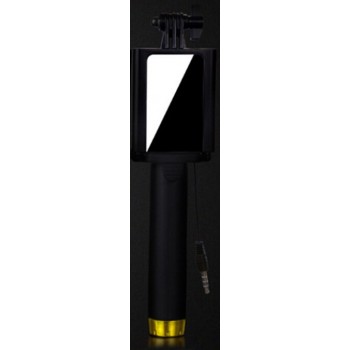 Perche Pau De Self Palo Selfie Stick For Android iPhone Samsung Universal With Mirror Button Mobile Monopod Selfipalka Monopad