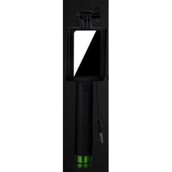 Perche Pau De Self Palo Selfie Stick For Android iPhone Samsung Universal With Mirror Button Mobile Monopod Selfipalka Monopad