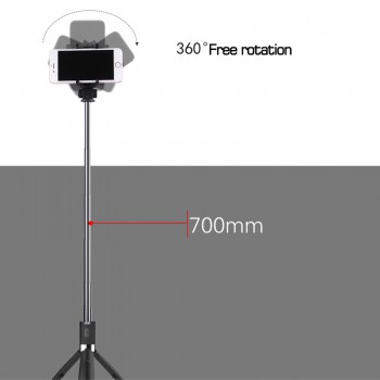 NEW Selfie Stick Tripod Stand 3 in 1 Extendable Monopod Bluetooth  3.0 Remote Phone Mount for iPhone X 8 Android SmartPhone