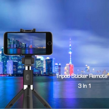 NEW Selfie Stick Tripod Stand 3 in 1 Extendable Monopod Bluetooth  3.0 Remote Phone Mount for iPhone X 8 Android SmartPhone