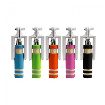Mini Extendable Handheld Selfie Stick Wired Portable Monopod Phone Selfie Stick Tripod Monopod 13.5-53.5cm For  SmartPhone