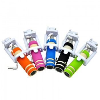 Mini Extendable Handheld Selfie Stick Wired Portable Monopod Phone Selfie Stick Tripod Monopod 13.5-53.5cm For  SmartPhone