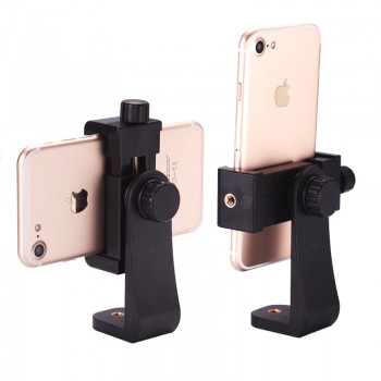 Phone Holder Rotation Tripod Stand 1/4 inch Screw Hole Selfie Stick Phone Big Clip Accessories For Iphone X XS 8 7 6 Plus Huawei