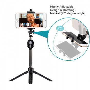 youe shone Bluetooth Wireless Selfie Stick Tripod Remote Handheld Monopod Self bastone selfy stik Camera for iphone IOS Android
