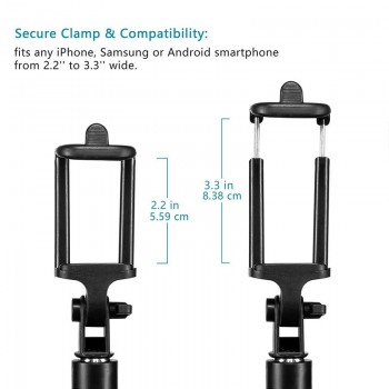 youe shone Bluetooth Wireless Selfie Stick Tripod Remote Handheld Monopod Self bastone selfy stik Camera for iphone IOS Android
