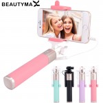 Extendable Selfie Stick Wired Selfie Stick Palo Selfie Handheld Monopod for iphone 6 6s plus 5s 4 for Samsung Note 8 s8 plus s7