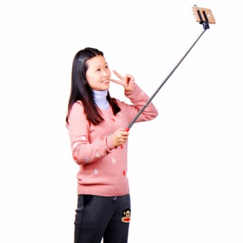 Universal Wired Selfie Stick Monopod for IOS Andriod Smartphone Self Handheld Phone Holder For Samsung Galaxy Xiaomi Camera