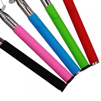 Universal Wired Selfie Stick Monopod for IOS Andriod Smartphone Self Handheld Phone Holder For Samsung Galaxy Xiaomi Camera