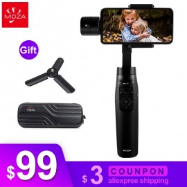 MOZA Mini Mi Mini-Mi 3-Axis Handheld Gimbal Stabilizer for iPhone 8 Plus Gopro PK Zhiyun Smooth 4 DJI Osmo mobile 2 Osmo Pocket