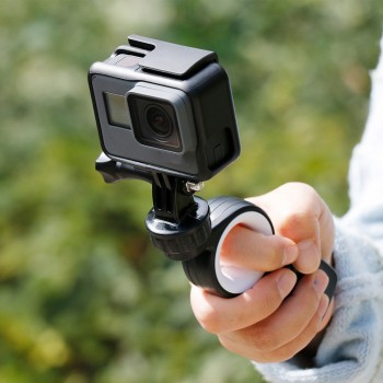 Universal Handheld Mobile Phone Camera Ring Gimbal Stabilizer Handle Grip for iPhone Samsung Huawei Xiaomi for GoPro Cameras