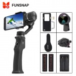 Funsnap Capture 3 Axis Handheld Gimbal Stabilizer For Smartphone mobile phone iphone GoPro 7 6 5 sjcam EKEN Yi Action camera