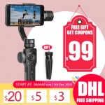 Zhiyun Smooth 4 Q 3-axis Handheld Gimbal Stabilizer for smartphone iPhoneX action camera gopro4/5/6 pk Smooth Q DJI osmo 2