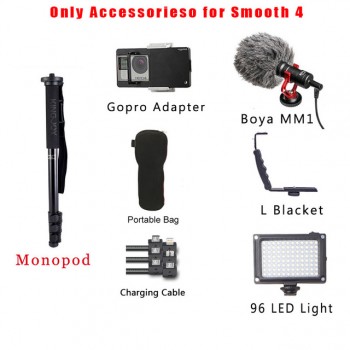 Zhiyun Smooth 4 Q 3-axis Handheld Gimbal Stabilizer for smartphone iPhoneX action camera gopro4/5/6 pk Smooth Q DJI osmo 2