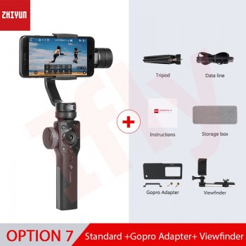 Zhiyun Smooth 4 Q 3-axis Handheld Gimbal Stabilizer for smartphone iPhoneX action camera gopro4/5/6 pk Smooth Q DJI osmo 2