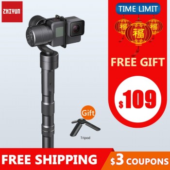 Zhiyun Z1 Evolution 3-Axis Handheld Stabilizer Gimbal for GoPro Hero 4 5 XiaoYi / Extra Monitor Camera PK Hohem Isteady Pro