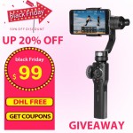 Zhiyun Smooth 4 Q 3-Axis Handheld Gimbal Stabilizer for Smartphone action camera phone Portable sjcam Vertical Shooting