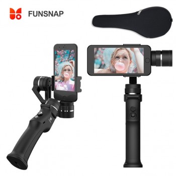 Funsnap Capture 3-axis Phone Handle Gimbal Stabilizer steadicam for Smartphone iPhone X 8 VS Zhiyun Smooth 4 Feiyu Vimble 2