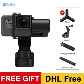 FeiyuTech Newest WG2X WG2 Wearable 3-axis splashproof Gimbal Stabilizer for Gopro 7 6 4/5/session YI 4K/SJCAM/AEE Action Camera
