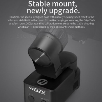 FeiyuTech Newest WG2X WG2 Wearable 3-axis splashproof Gimbal Stabilizer for Gopro 7 6 4/5/session YI 4K/SJCAM/AEE Action Camera