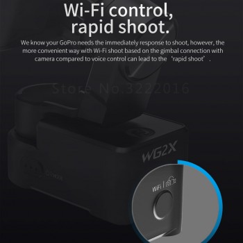 FeiyuTech Newest WG2X WG2 Wearable 3-axis splashproof Gimbal Stabilizer for Gopro 7 6 4/5/session YI 4K/SJCAM/AEE Action Camera