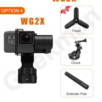 FeiyuTech Newest WG2X WG2 Wearable 3-axis splashproof Gimbal Stabilizer for Gopro 7 6 4/5/session YI 4K/SJCAM/AEE Action Camera