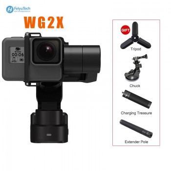 FeiyuTech Newest WG2X WG2 Wearable 3-axis splashproof Gimbal Stabilizer for Gopro 7 6 4/5/session YI 4K/SJCAM/AEE Action Camera