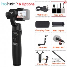 Hohem iSteady Pro/Mobile Handheld Gimbal Stabilizer Built-in Battery for GoPro Hero 7/6/5/4 for Sony RX0/SJCAM/YI Action Camera