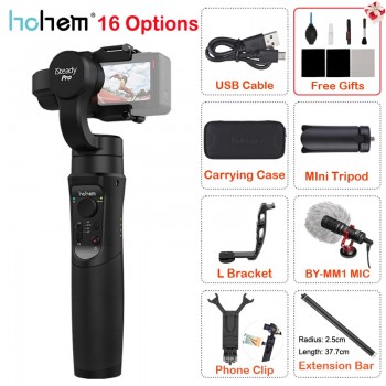 Hohem iSteady Pro/Mobile Handheld Gimbal Stabilizer Built-in Battery for GoPro Hero 7/6/5/4 for Sony RX0/SJCAM/YI Action Camera