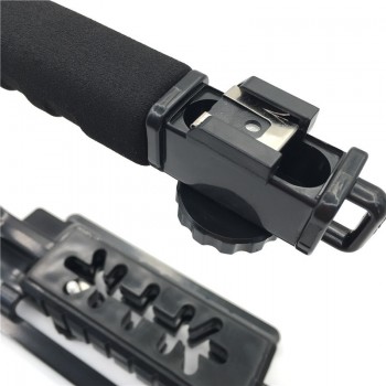 C Shaped Holder Grip Video Handheld Gimbal Stabilizer for DSLR Nikon Canon Sony Camera and Light Portable Steadicam for Gopro