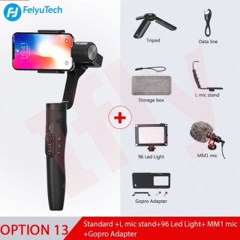 New FeiyuTech  FY Vimble 2 3 Axis Handheld Gimbal Stabilizer For I-Phone HUAWEI Mi 5 Handle Gopro5/4/3 Extended Pole Pk Smooth Q