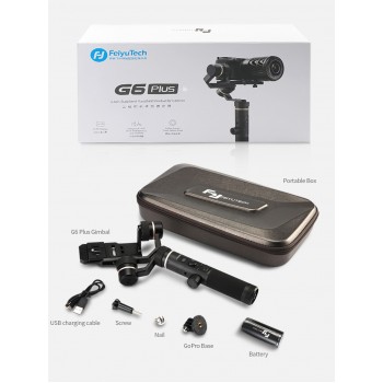 Feiyu tech G6 Plus 3-Axis Brushless Gimbal Stabilizer for Micro-single Canon Sony Action Camera Smartphone xiao mi Gopro 7 6  5