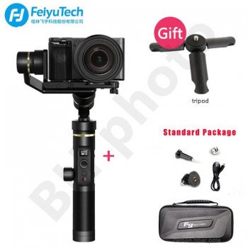 FeiyuTech Feiyu G6 Plus Splashproof Handheld Gimbal Stabilizer for Smartphone Gopro hero Mirrorless cameras sony as6000 black