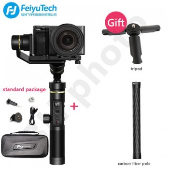 FeiyuTech Feiyu G6 Plus Splashproof Handheld Gimbal Stabilizer for Smartphone Gopro hero Mirrorless cameras sony as6000 black