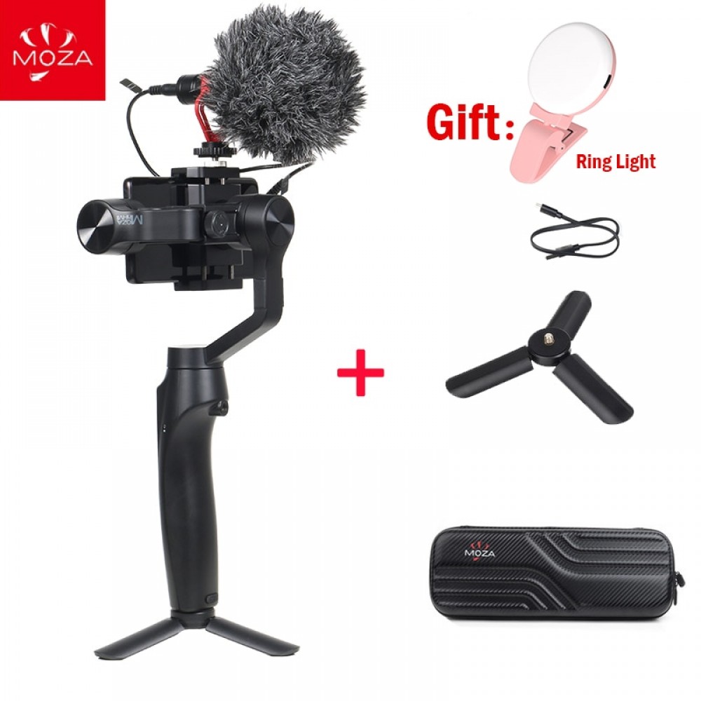 MOZA MINI MI 3-Axis Handheld Smartphone Gimbal Stabilizer for iPhone X 8 8 7 6S Samsung S9 VS Zhiyun Smooth 4 DJI Osmo mobile 2