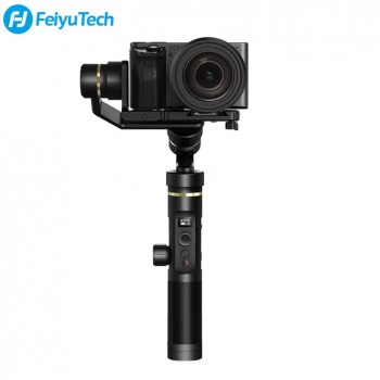 FeiyuTech Feiyu G6 Plus Splashproof Handheld Gimbal Stabilizer for Smartphone Gopro hero Mirrorless cameras sony as6000 black