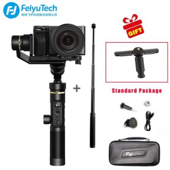 FeiyuTech Feiyu G6 Plus Splashproof Handheld Gimbal Stabilizer for Smartphone Gopro hero Mirrorless cameras sony as6000 black