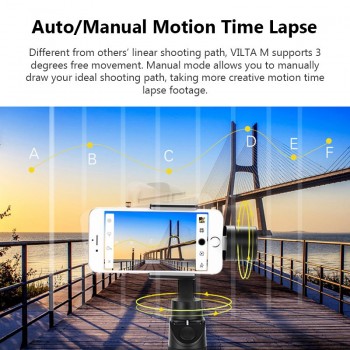 Freevision Vilta-M 3-axis Handheld Gimbal Smartphone Stabilizer for iPhone X 5 6s 8 Samsung GoPro HERO5 4 3 Yi 4K pk osmo 2 dji