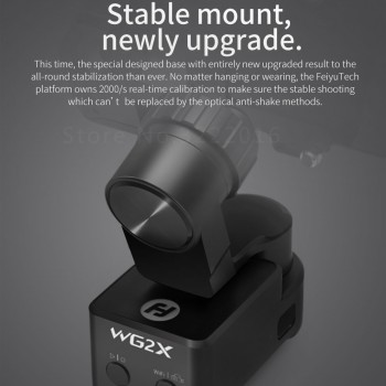 Feiyu FY WG2X WG2 splashproof Wearable 3 Axis Gimbal with 360 Degree Panning Tilting for Gopro Hero/Session 7 6 5 Yi 4K