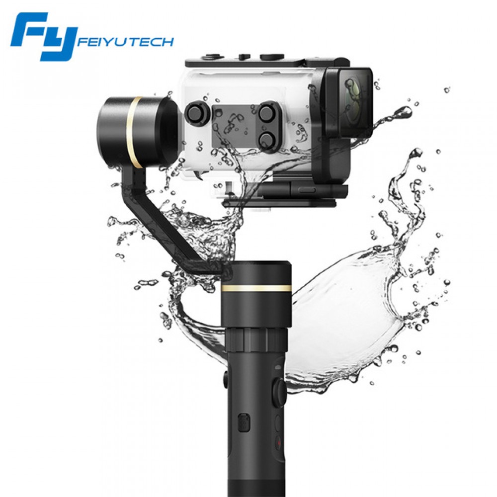 FeiyuTech G5 GS Gimbal for Sony AS50 AS50R Sony X3000 X3000R Splash Proof 3-Axis Handheld Stabilizer for 130g-200g SONY Camera