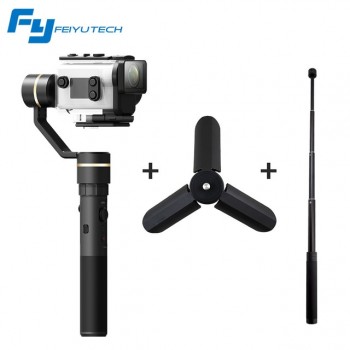 FeiyuTech G5 GS Gimbal for Sony AS50 AS50R Sony X3000 X3000R Splash Proof 3-Axis Handheld Stabilizer for 130g-200g SONY Camera