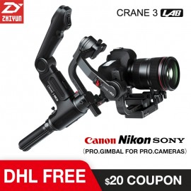 Zhiyun Crane 3 Lab 3 axis gimbal handheld stabilizer for camera estabilizador nikon gimbal dslr camera sony canon gh5 PK Crane 2