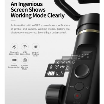 Feiyu tech G6 Plus 3-Axis Brushless Gimbal Camera Stabilizer for Micro-single Canon Sony Action Camera xiao mi Gopro 7 6  5
