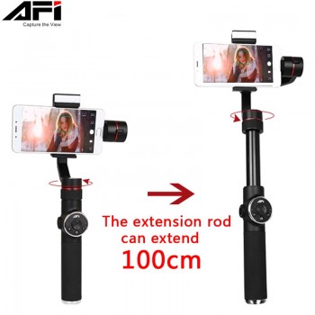 AFI V5 3-Axis Gimbal Smartphone Stabilizer Handheld Gimbal For Iphone X 8 Xiaomi Samsung S9 S8 amp; Action Camera